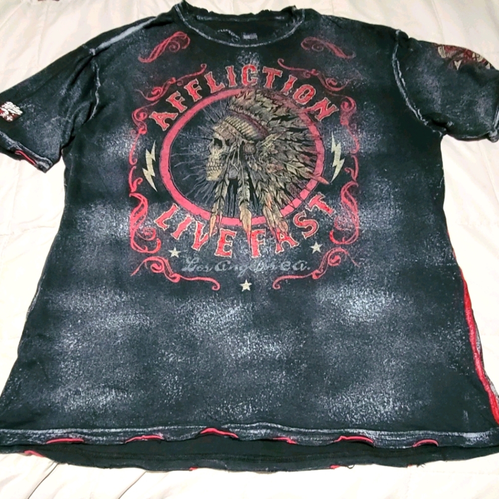 Men's Affliction American Custom T-Shirt